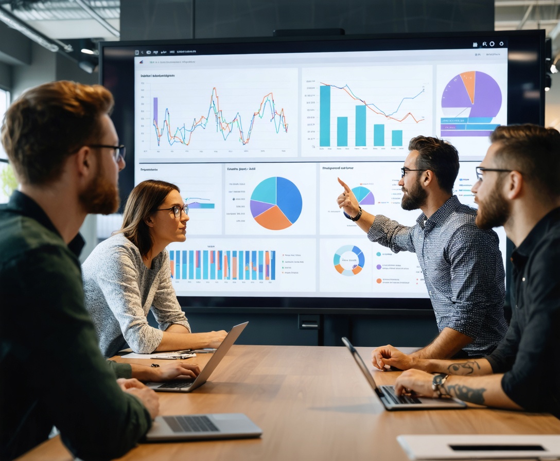 Team der Kinetik KI Akademie bei einer strategischen Besprechung in Berlin